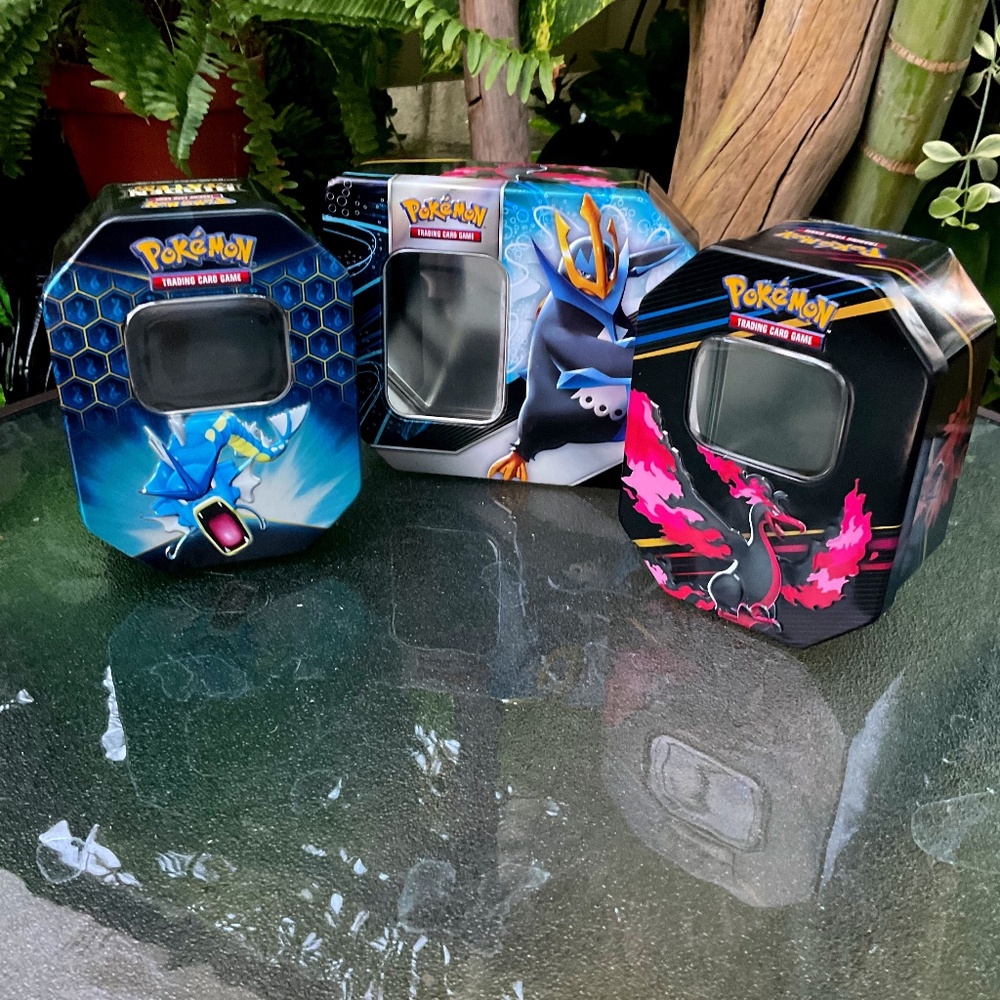 Pokémon Tins 3 Total Empty/No Cards